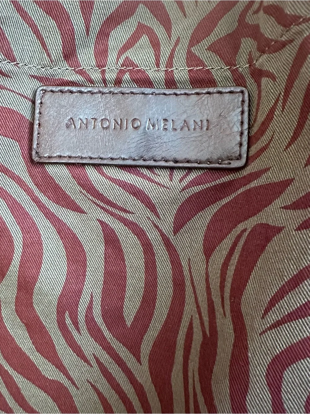 Antonio Melani Canvas Shopper Bag / Dust Bag / Groceries Bag Animal Print - Picture 2 of 6